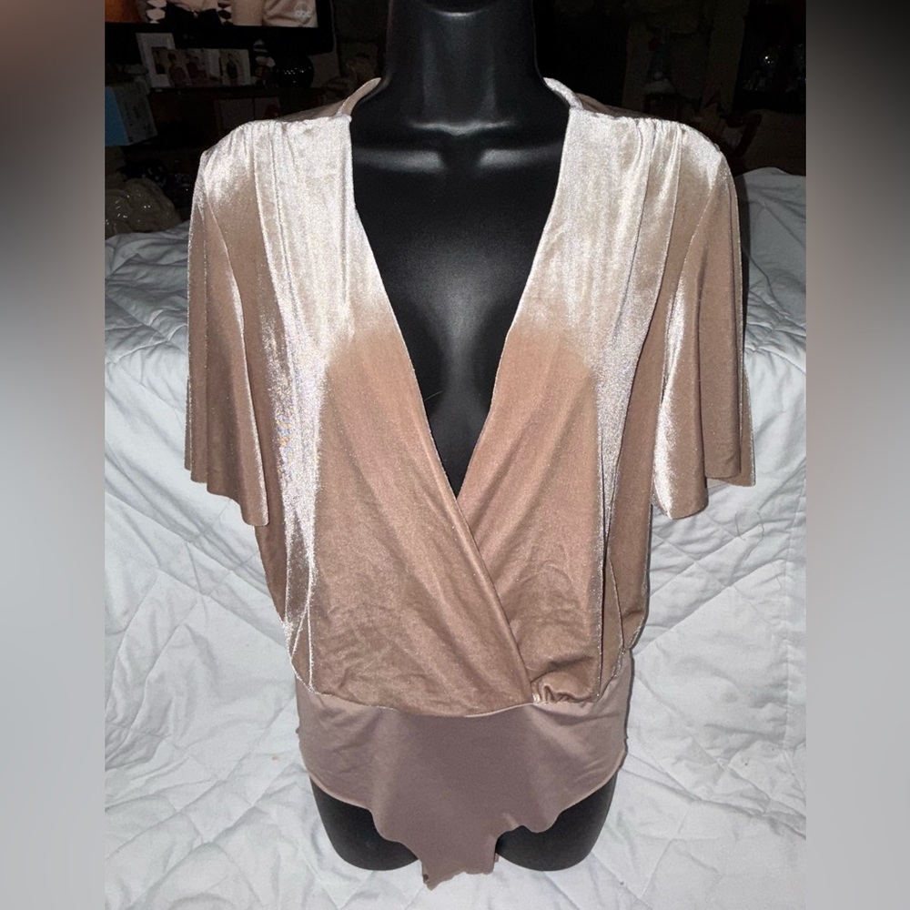 Zara Accessories Velvet Style Bodysuit